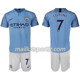 Maillot de Foot Manchester City STERLING 7 Enfant Domicile 2018/19